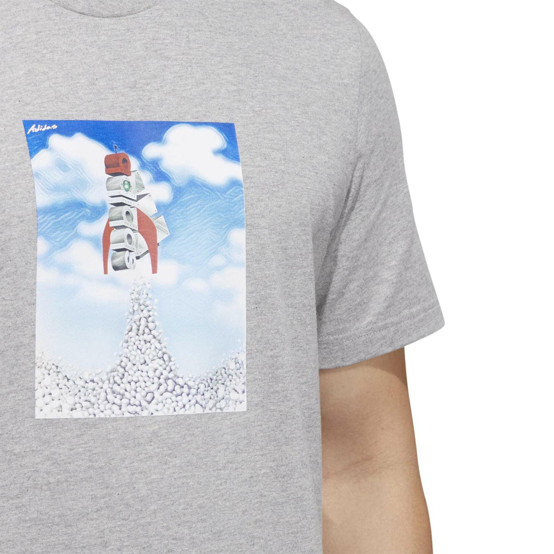 Grafisches T-Shirt adidas BOOST Rocket